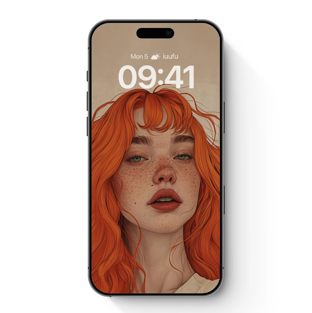 Freckled Ginger Elegance: A Vivid Portrait Freckled Ginger Elegance: A Vivid Portrait