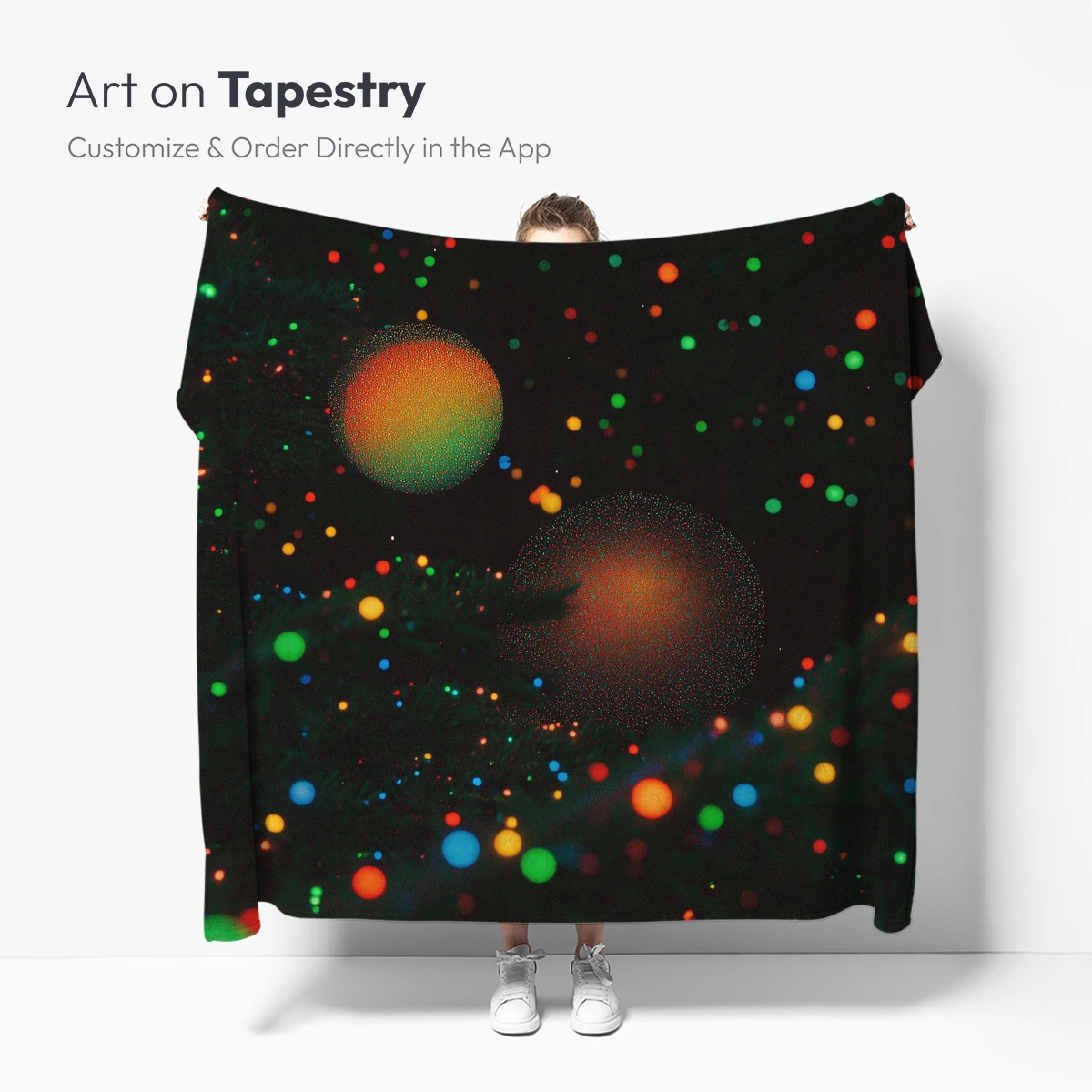 Festive Bokeh Glow: Enchanted Ornaments in Nightlight - Image 4