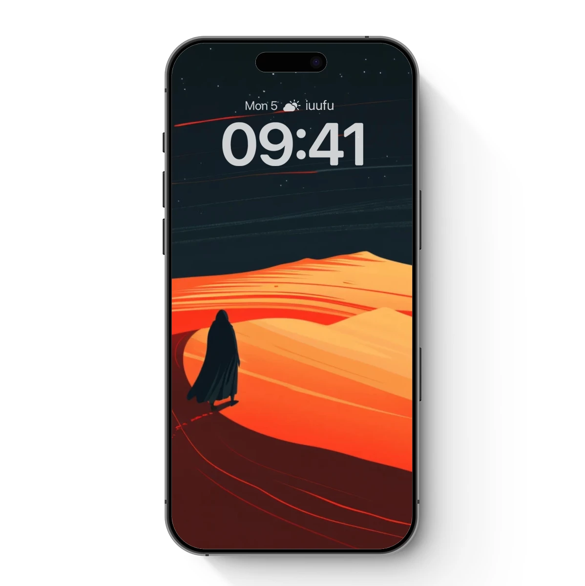 Lone Wanderer in Cosmic Dunes