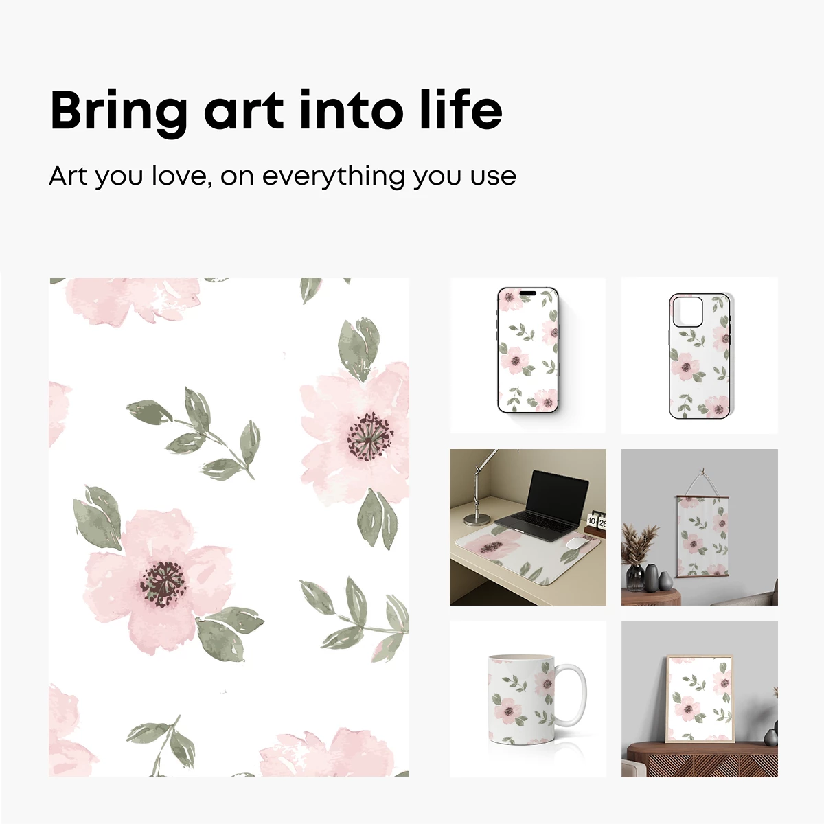 Blush Peony Elegance: Watercolor Floral Harmony - Image 2