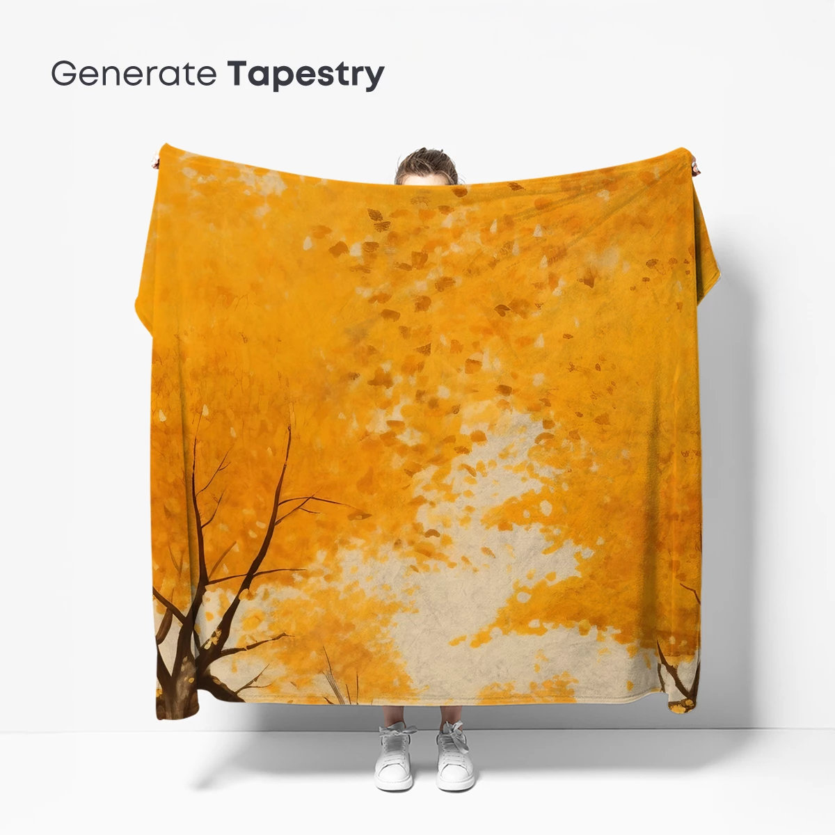 Autumn's Golden Embrace: A Village Symphony - Image 5