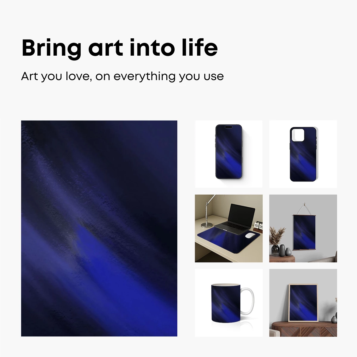 Blue Abyss: A Symphony of Shadows and Light - Image 2