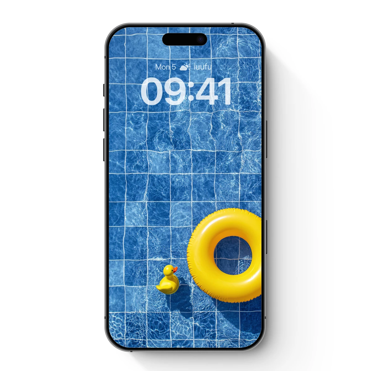 Poolside Play: Yellow Duck & Ring Afloat Poolside Play: Yellow Duck & Ring Afloat