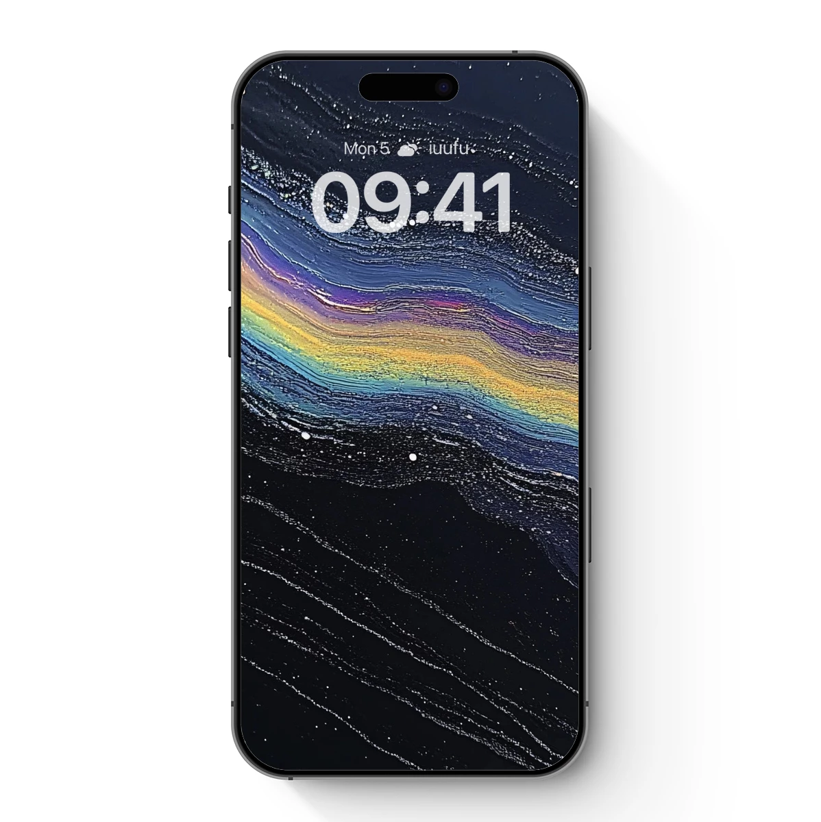 Iridescent Oil Slick Symphony