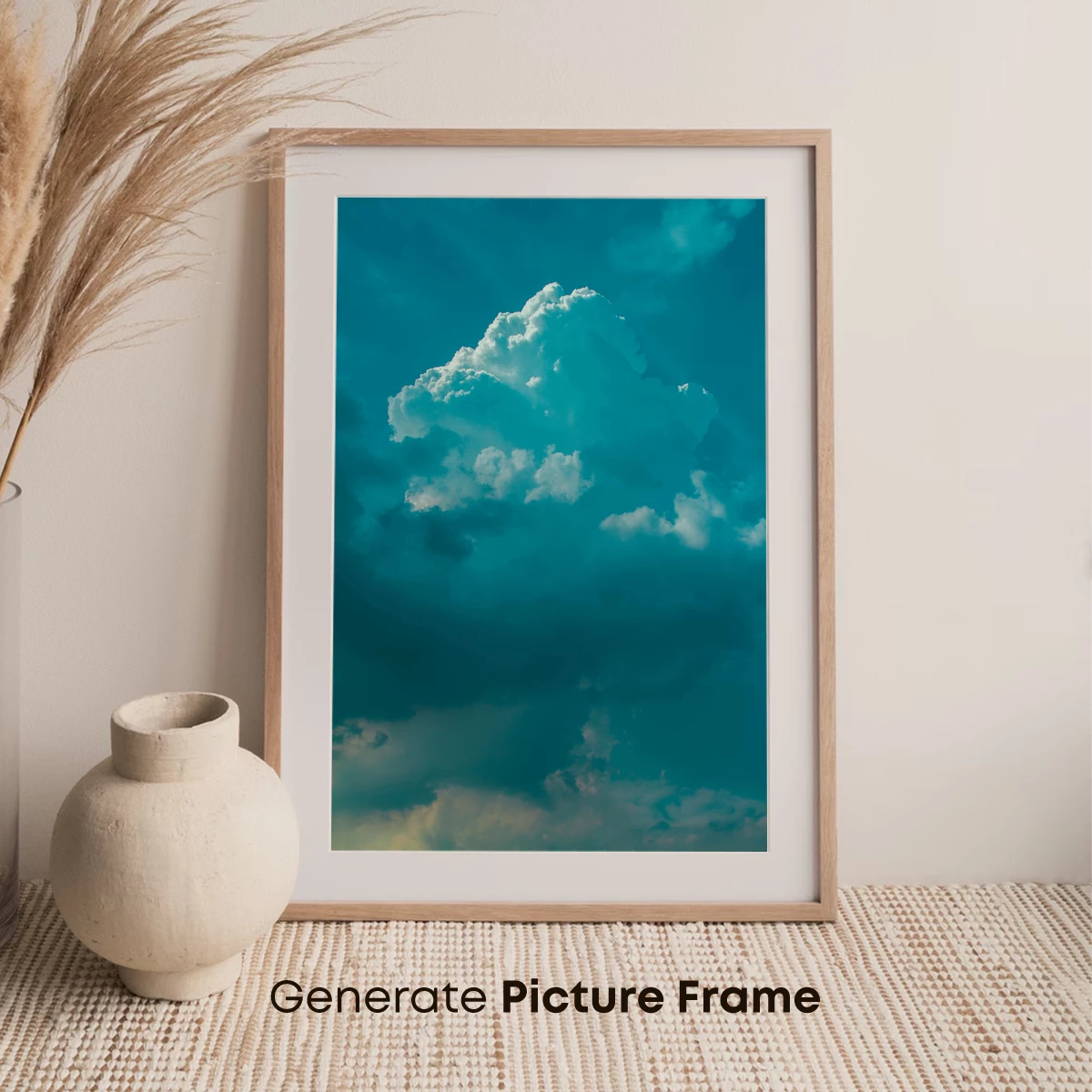 Azure Clouds: Ethereal Turquoise Skies - Image 7