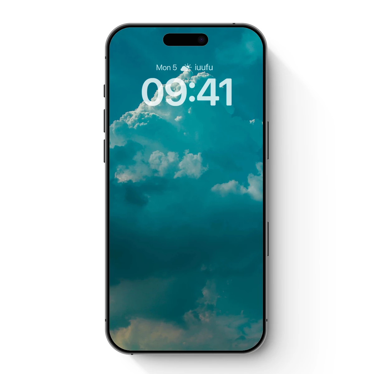 Azure Clouds: Ethereal Turquoise Skies