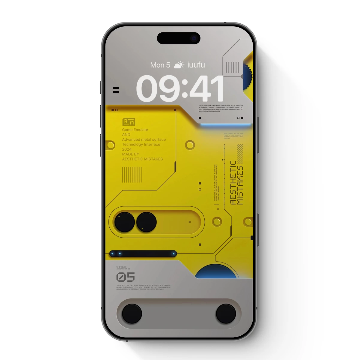 Futuristic Yellow Interface: Tech Artistry by Aesthetic Mistakes Futuristic Yellow Interface: Tech Artistry by Aesthetic Mistakes