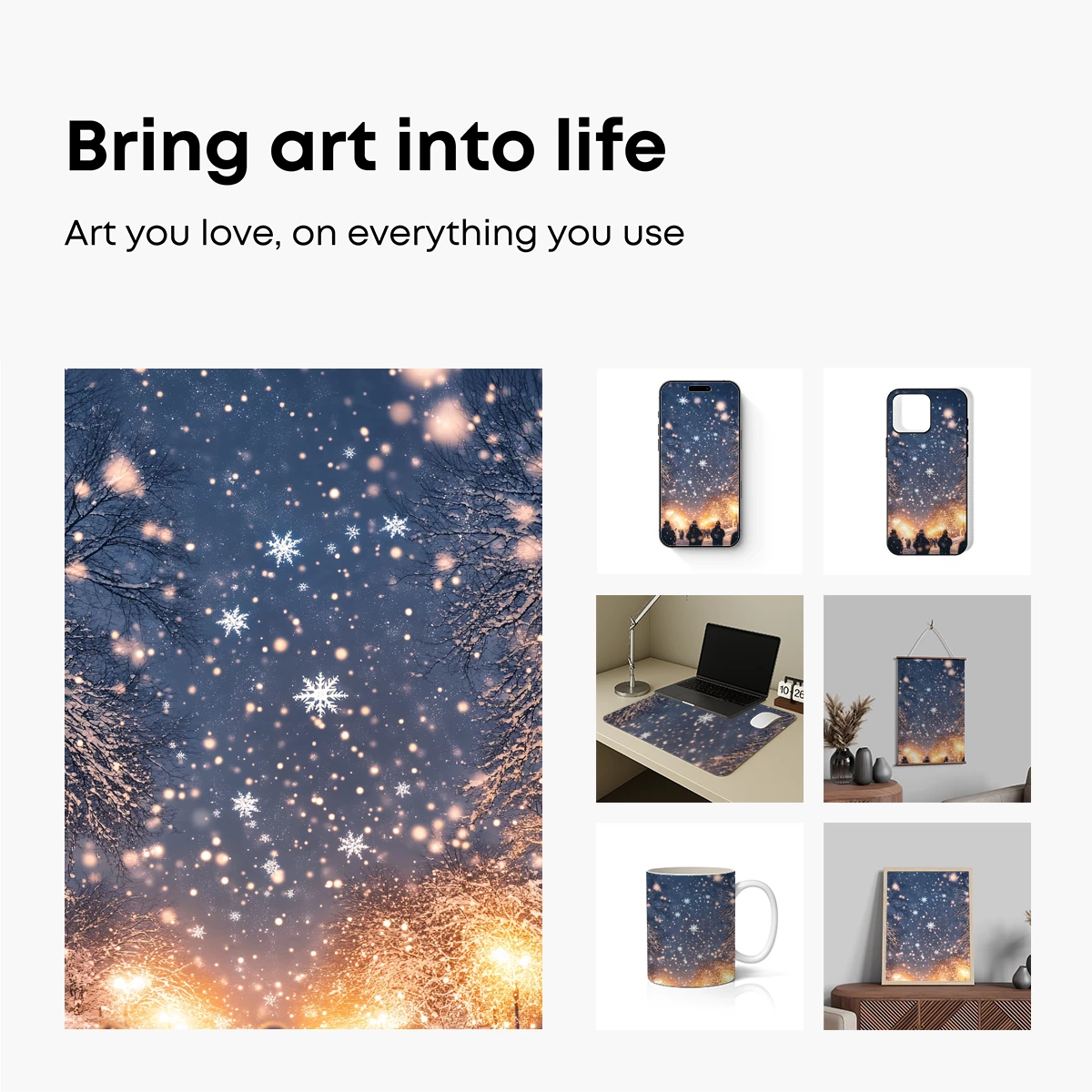 Enchanted Winter Walkway