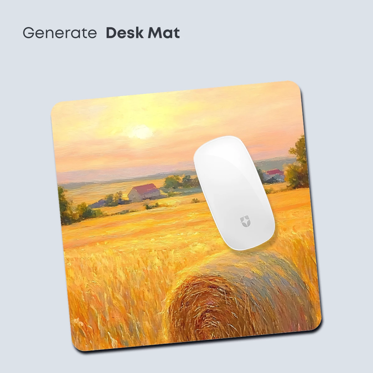 Golden Hay Bale at Sunset - Image 4