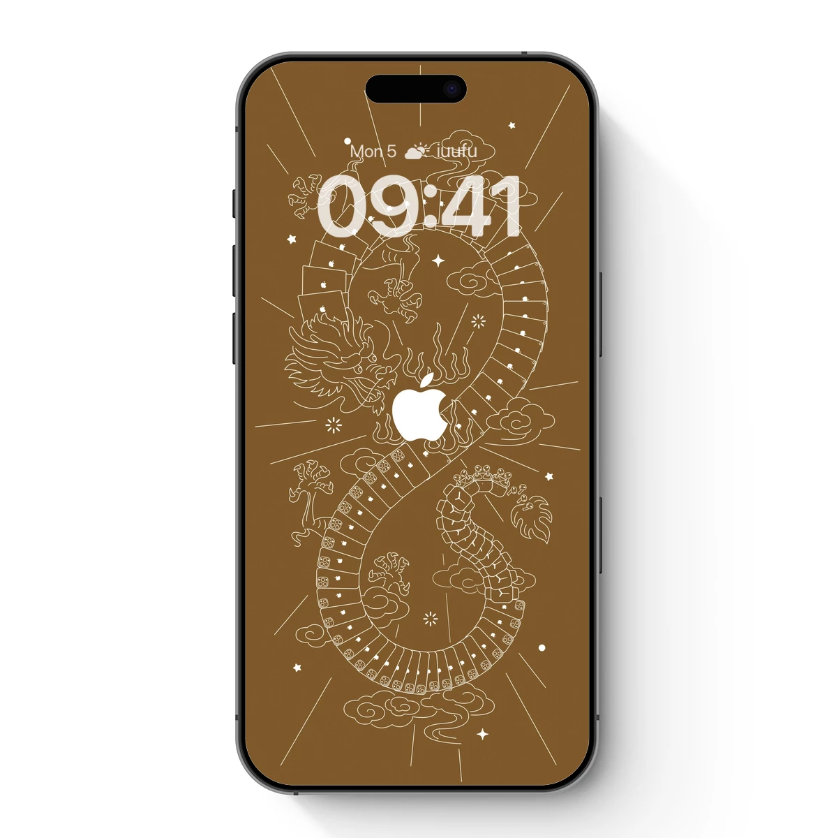 Dragon Apple Fusion: Mythical Tech Art