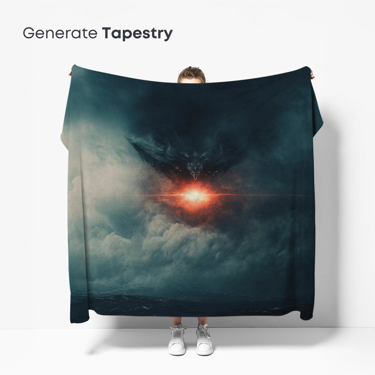 Apocalyptic Dawn Over Stormy Seas - Image 5