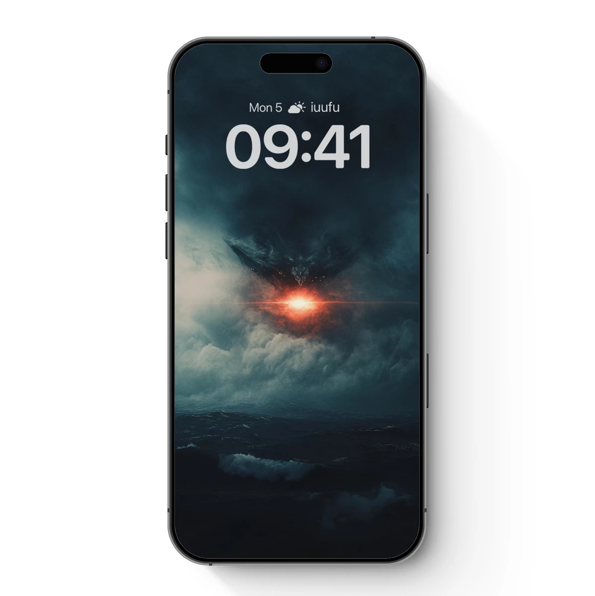 Apocalyptic Dawn Over Stormy Seas