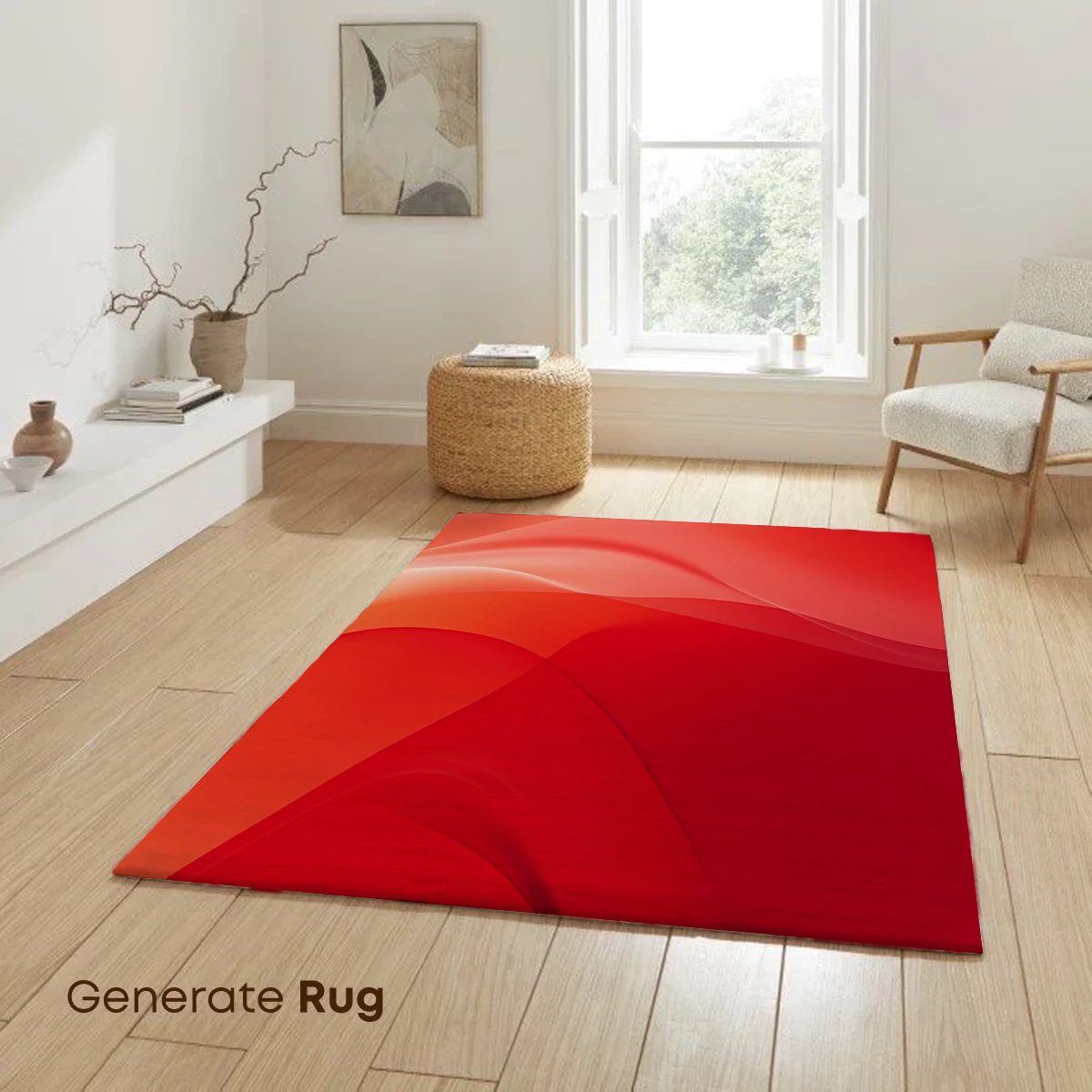 Crimson Waves: Abstract Fluidity in Digital Art - Image 6