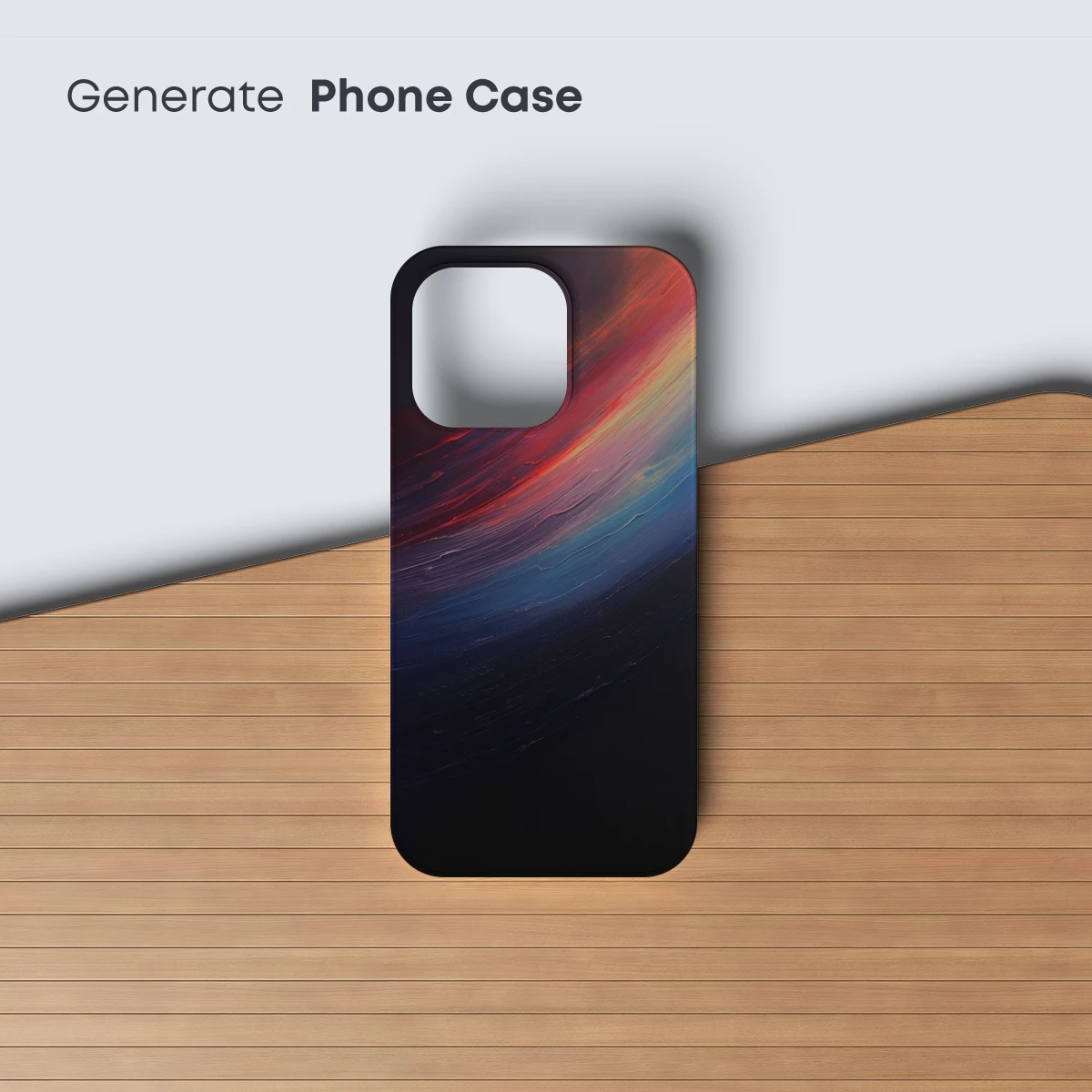 Abstract Cosmic Swirl: Fusion of Fire and Ice - Image 3