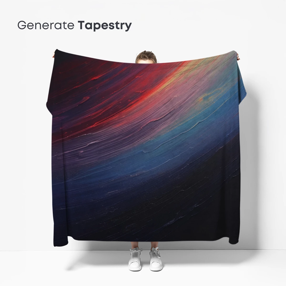 Abstract Cosmic Swirl: Fusion of Fire and Ice - Image 5