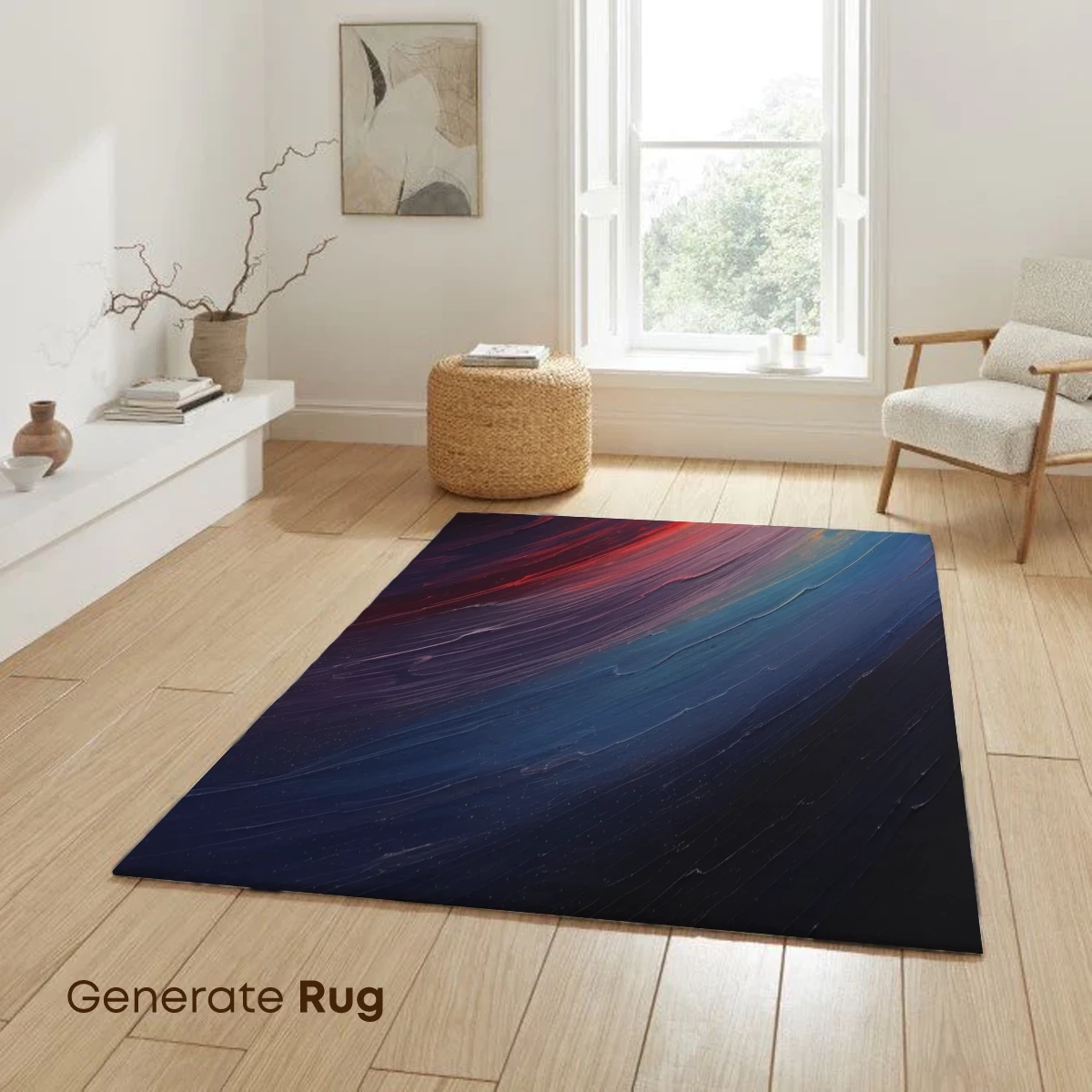 Abstract Cosmic Swirl: Fusion of Fire and Ice - Image 6