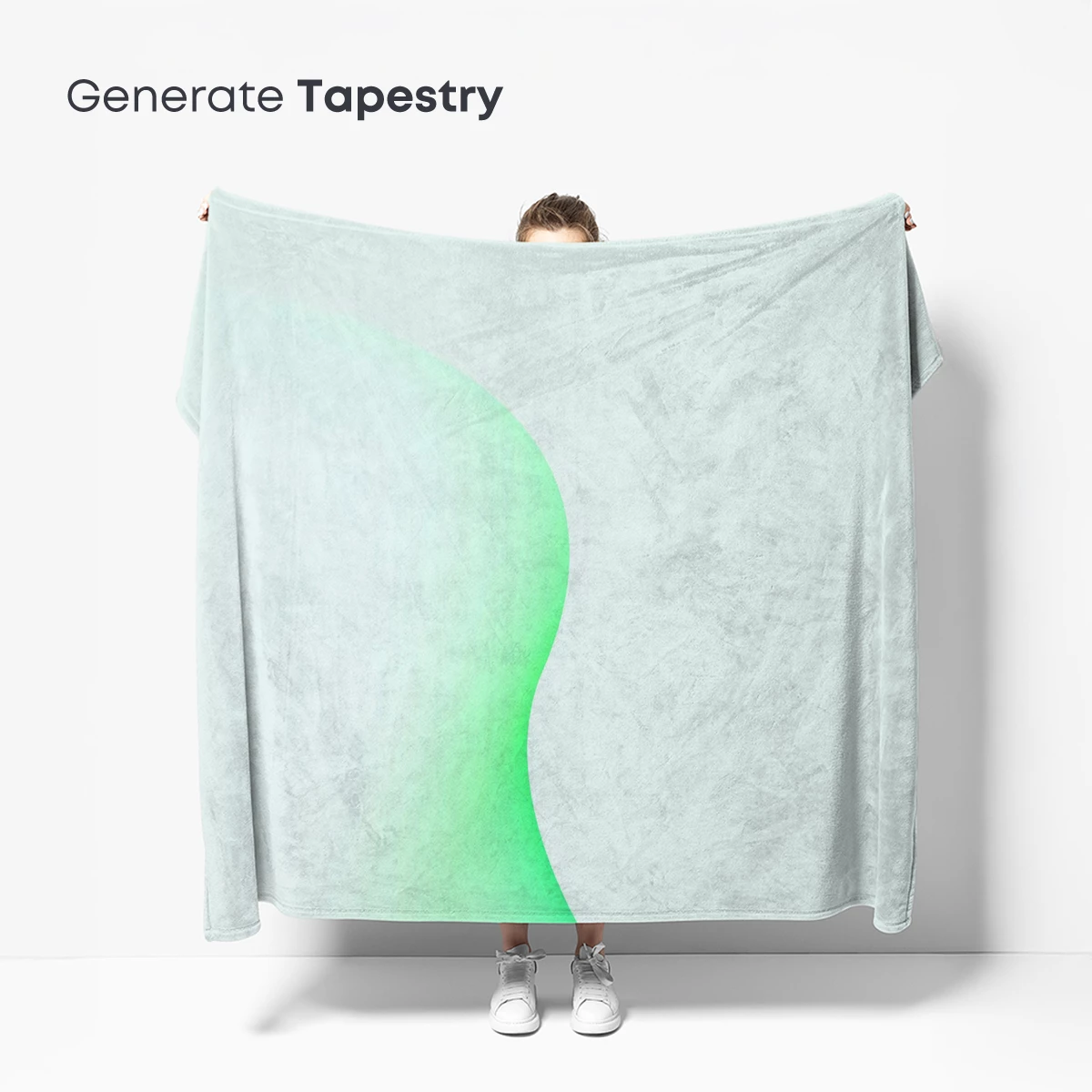 Ethereal Green Wave: Abstract Fluidity - Image 5