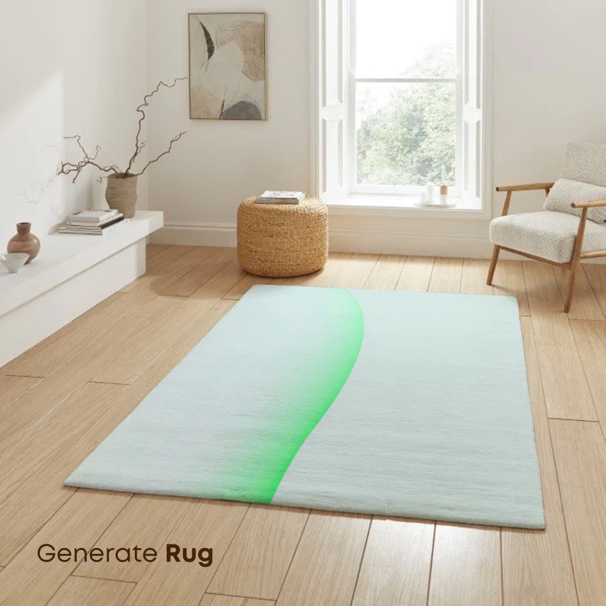 Ethereal Green Wave: Abstract Fluidity - Image 6