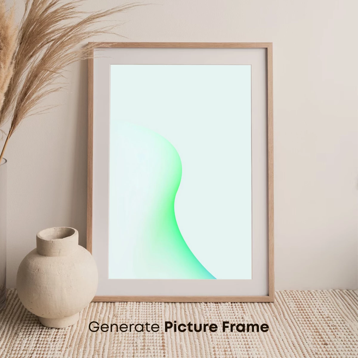 Ethereal Green Wave: Abstract Fluidity - Image 7