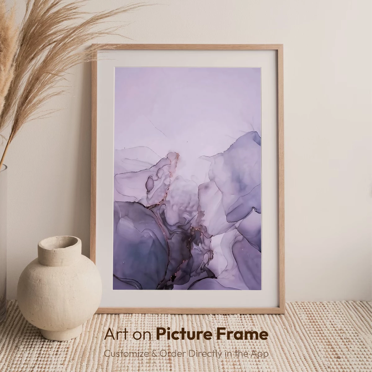 Ethereal Ink Flow: Abstract Fusion in Pastel Hues - Image 7