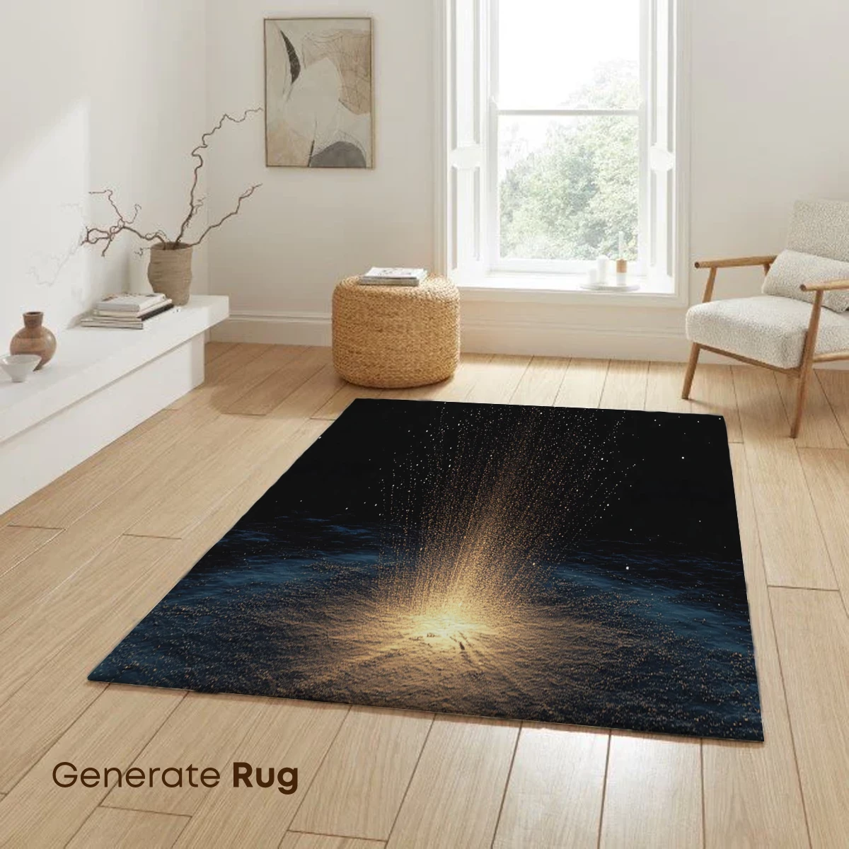 Celestial Spark: Oceanic Light Eruption - Image 6