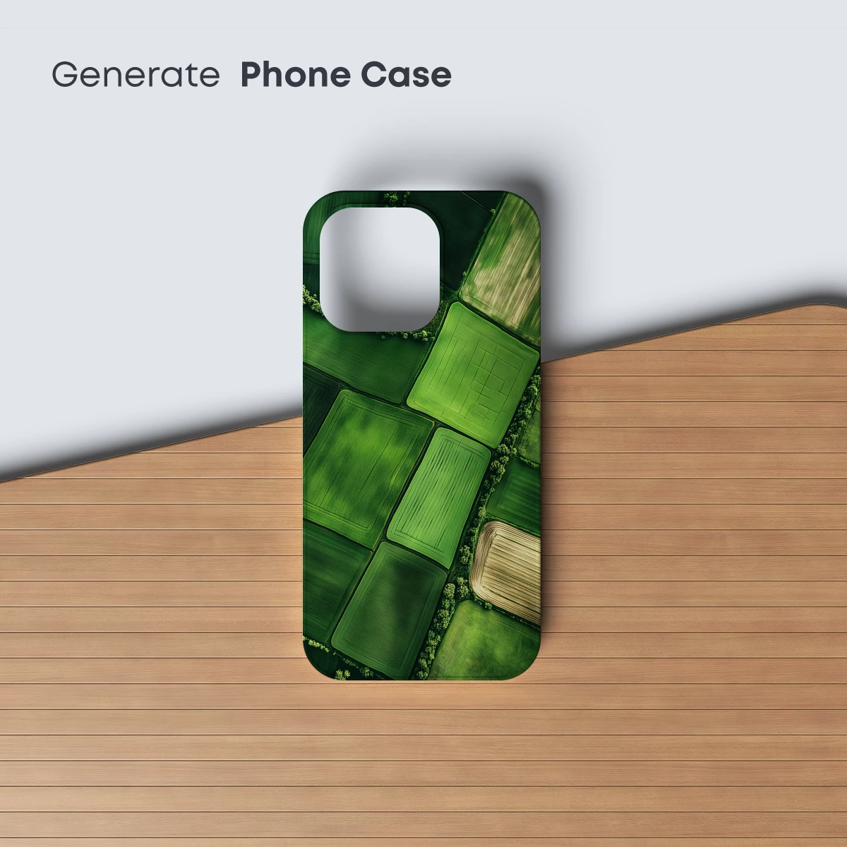 Aerial Green Quilt: Patchwork Fields - Image 3