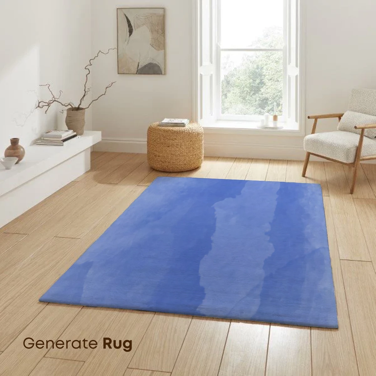 Ethereal Blue Watercolor Dream - Image 6