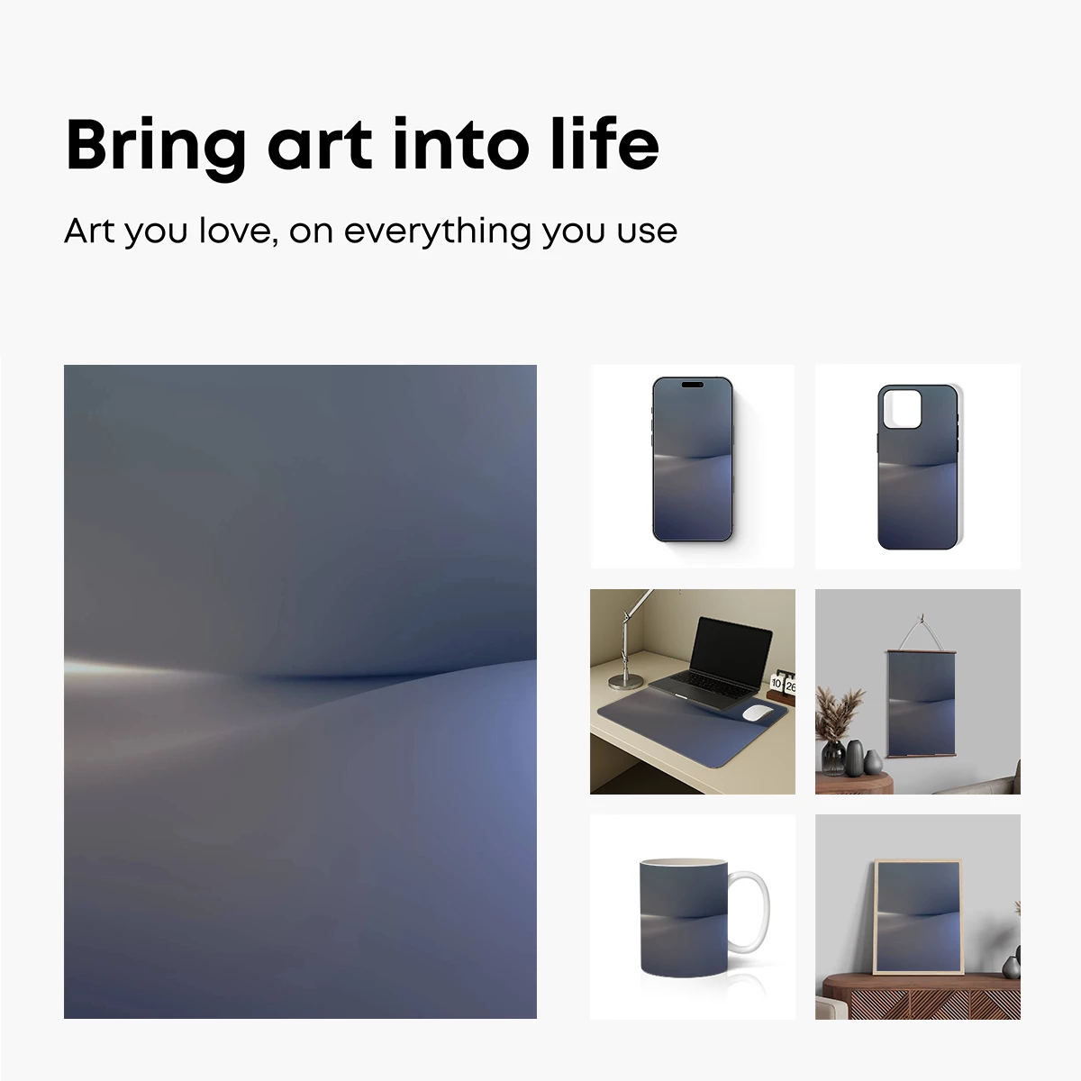 Ethereal Dune Whisper: Minimalist Desert Glow - Image 2