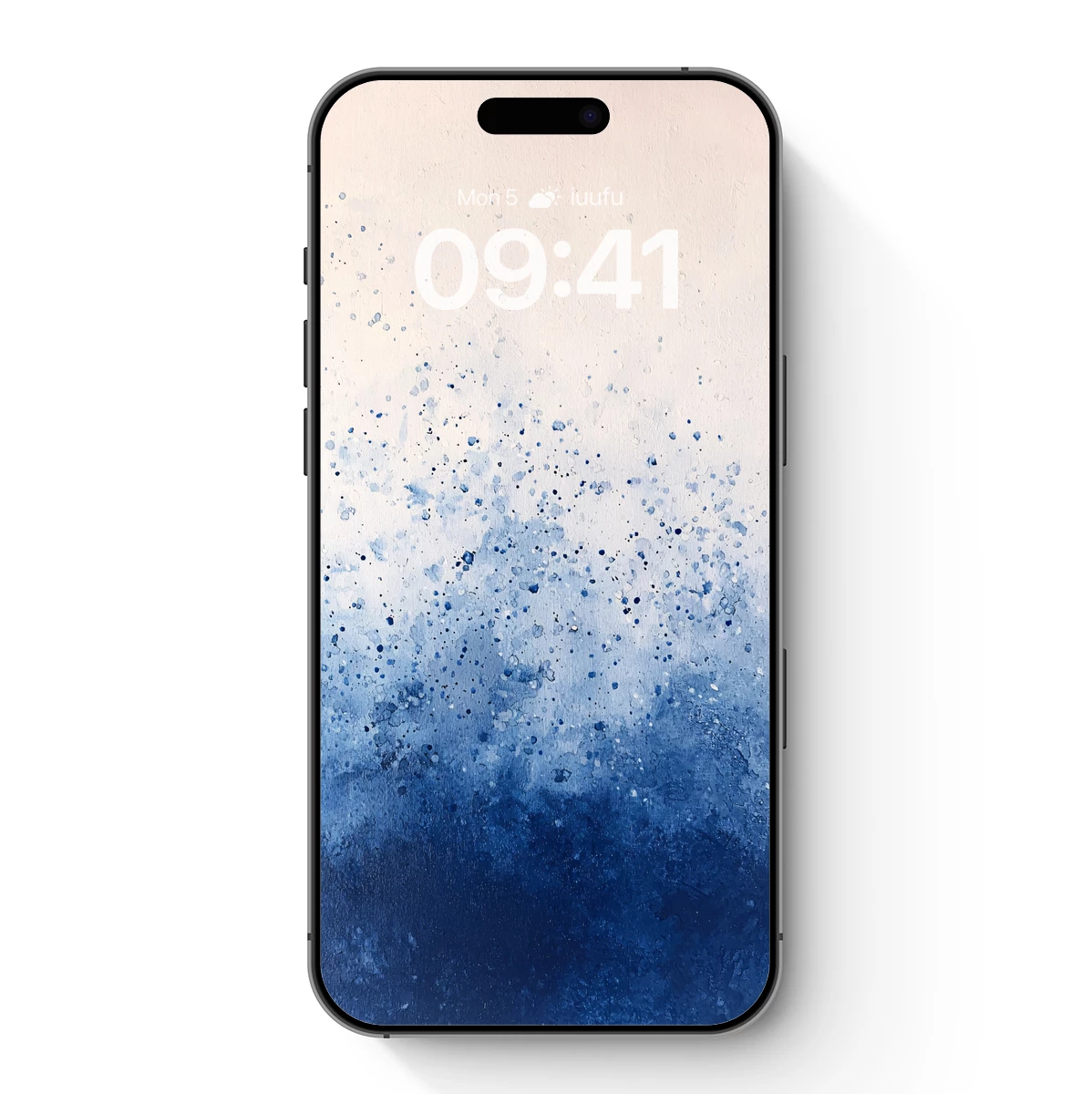 Blue Abyss: Abstract Watercolor Depths