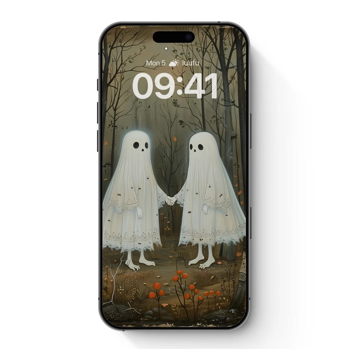 Ethereal Forest Spirits: Lace Ghosts in Moonlight