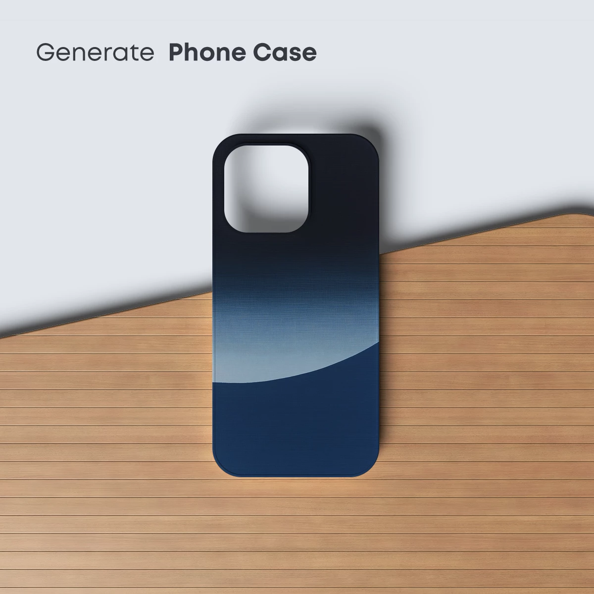 Eclipse of Serenity: Gradient Moonlit Arc - Image 3