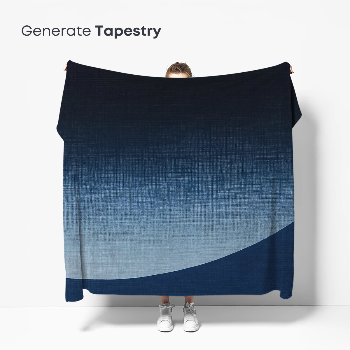 Eclipse of Serenity: Gradient Moonlit Arc - Image 5