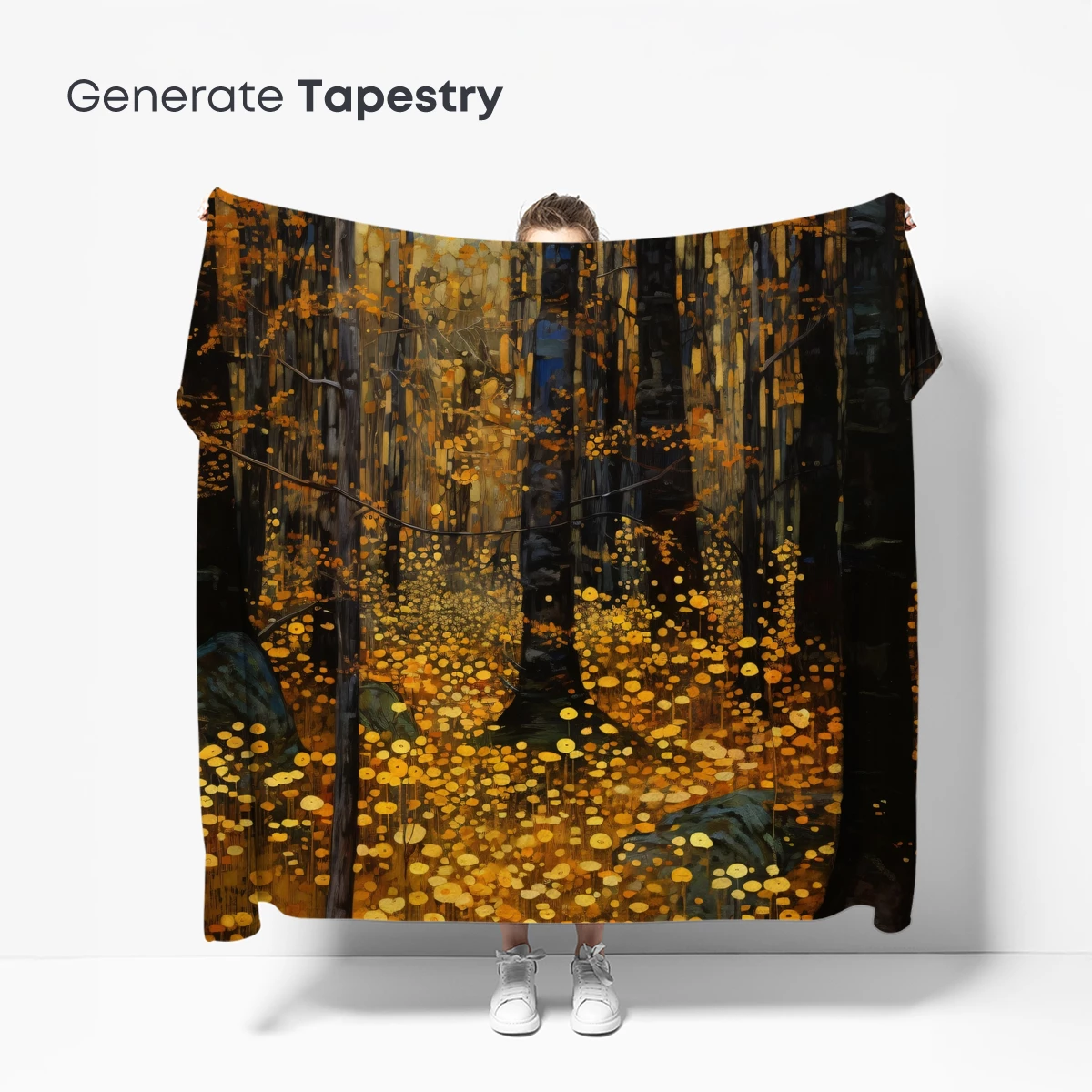 Golden Forest Whispers: A Mystical Autumnal Tapestry - Image 5