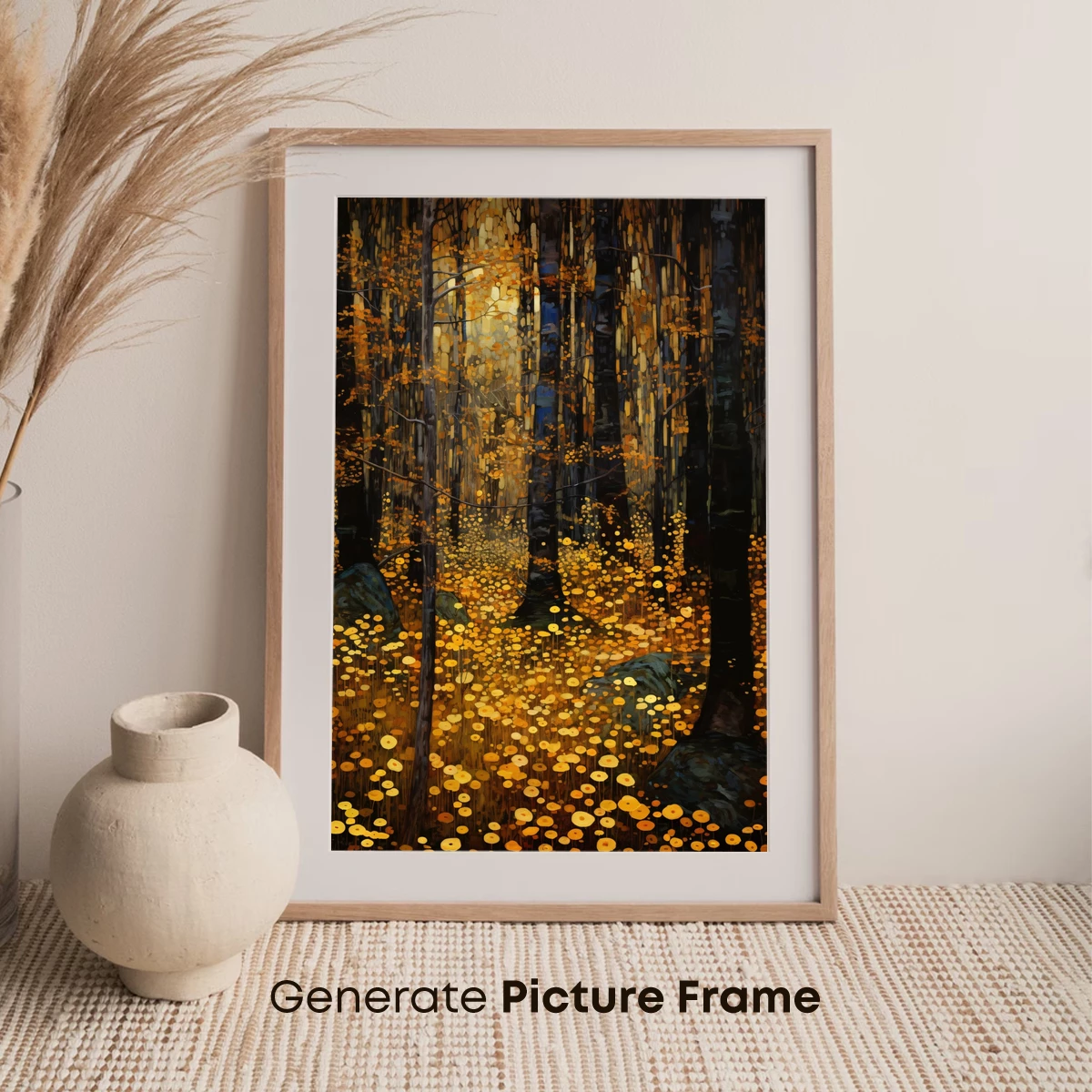 Golden Forest Whispers: A Mystical Autumnal Tapestry - Image 7
