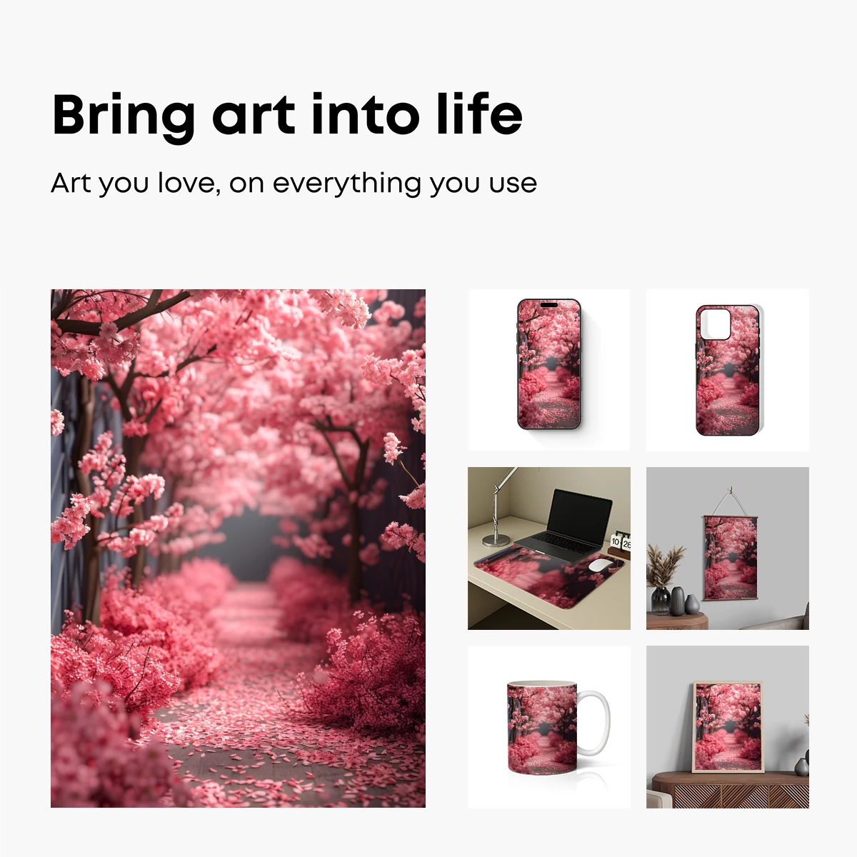 Cherry Blossom Tunnel of Dreams - Image 2