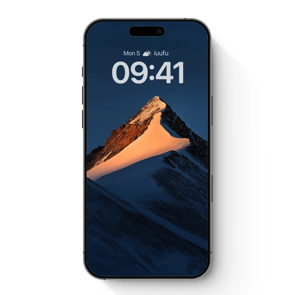 Golden Peak at Twilight