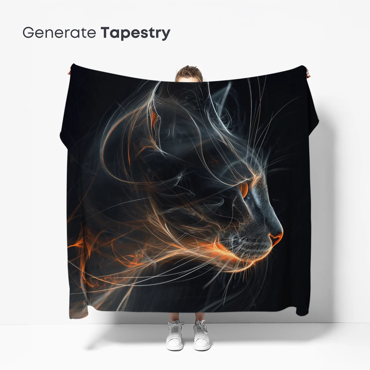 Ethereal Feline Whispers: A Fusion of Smoke and Spirit - Image 5