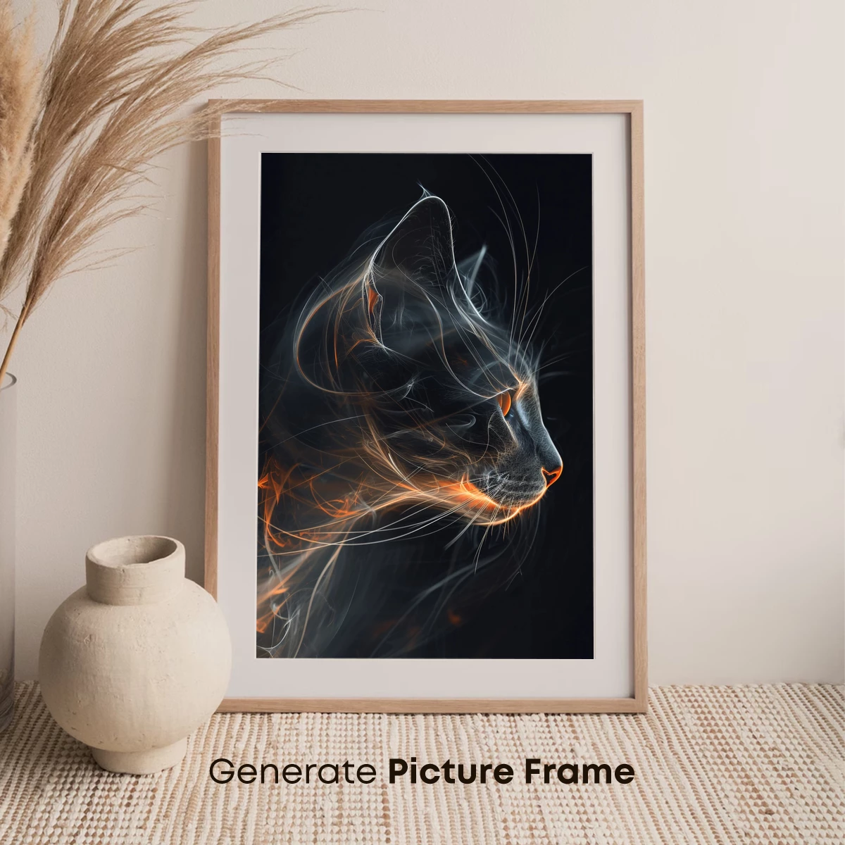 Ethereal Feline Whispers: A Fusion of Smoke and Spirit - Image 7