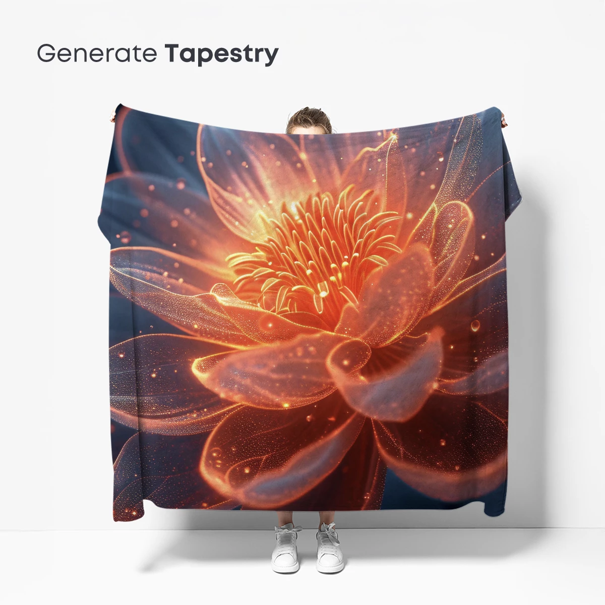 Radiant Lotus Bloom: Ethereal Light and Transparency - Image 5