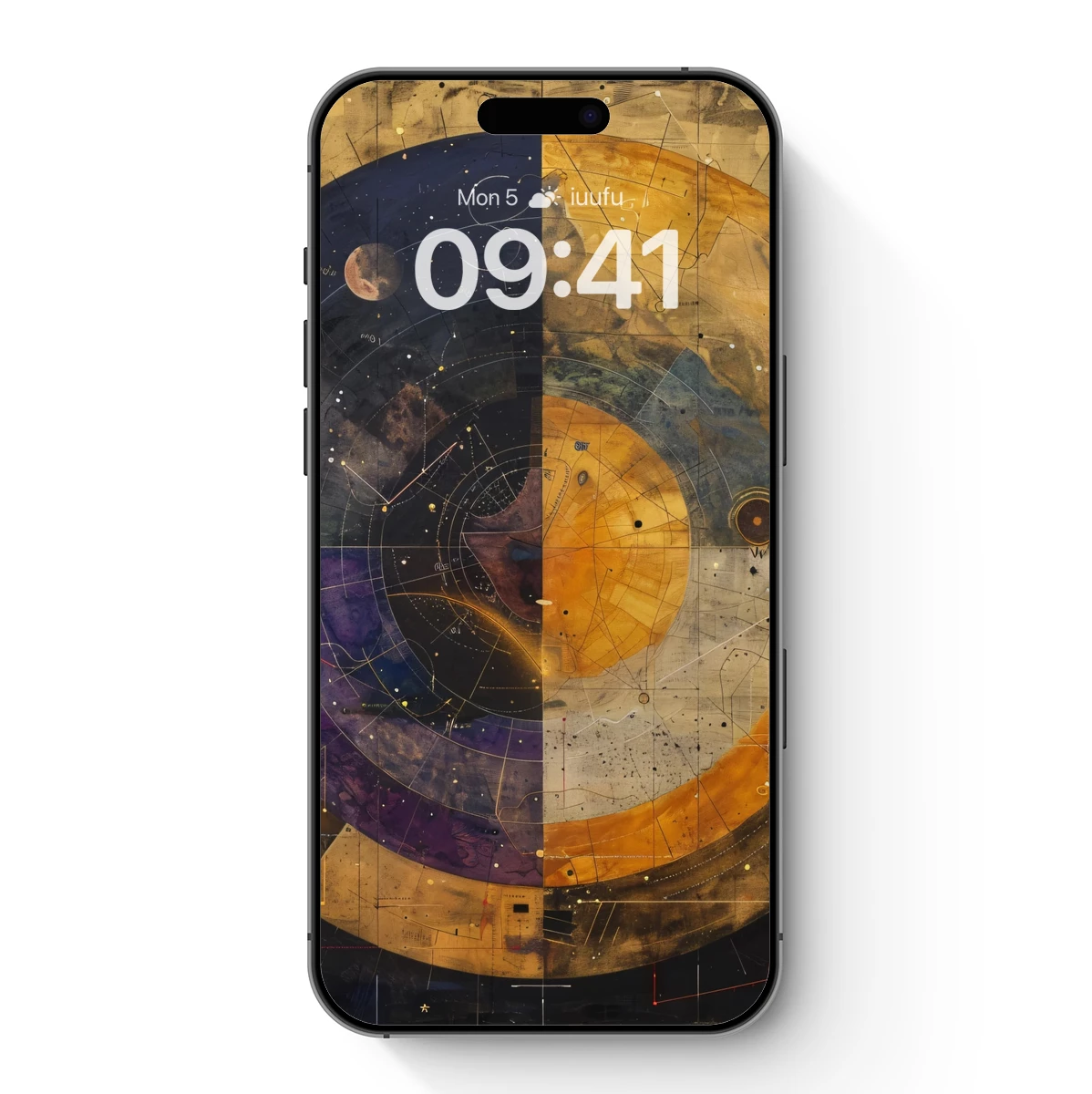 Cosmic Yin-Yang: Celestial Harmony in Abstract Art