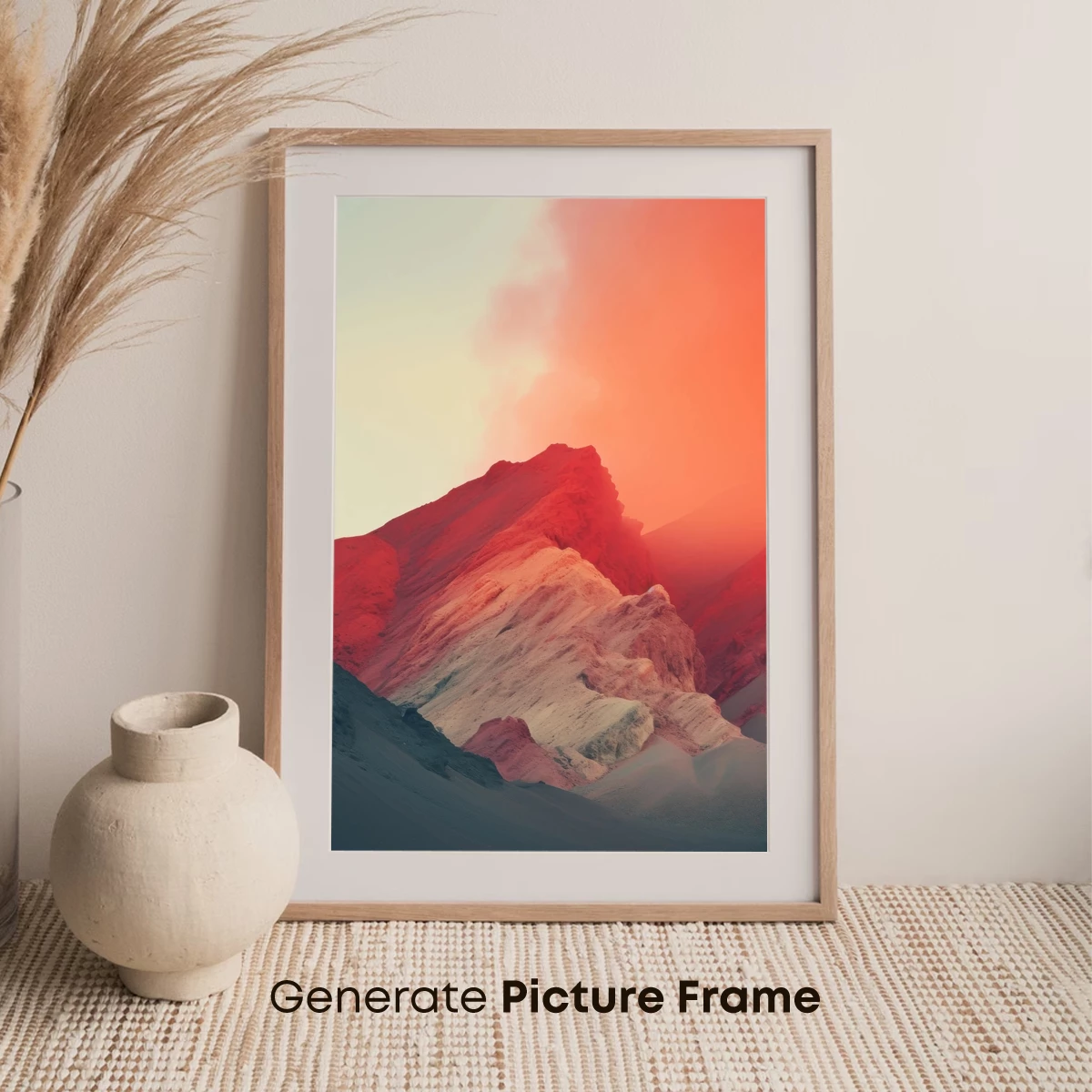 Fiery Mountain Sunset: A Volcanic Odyssey - Image 7
