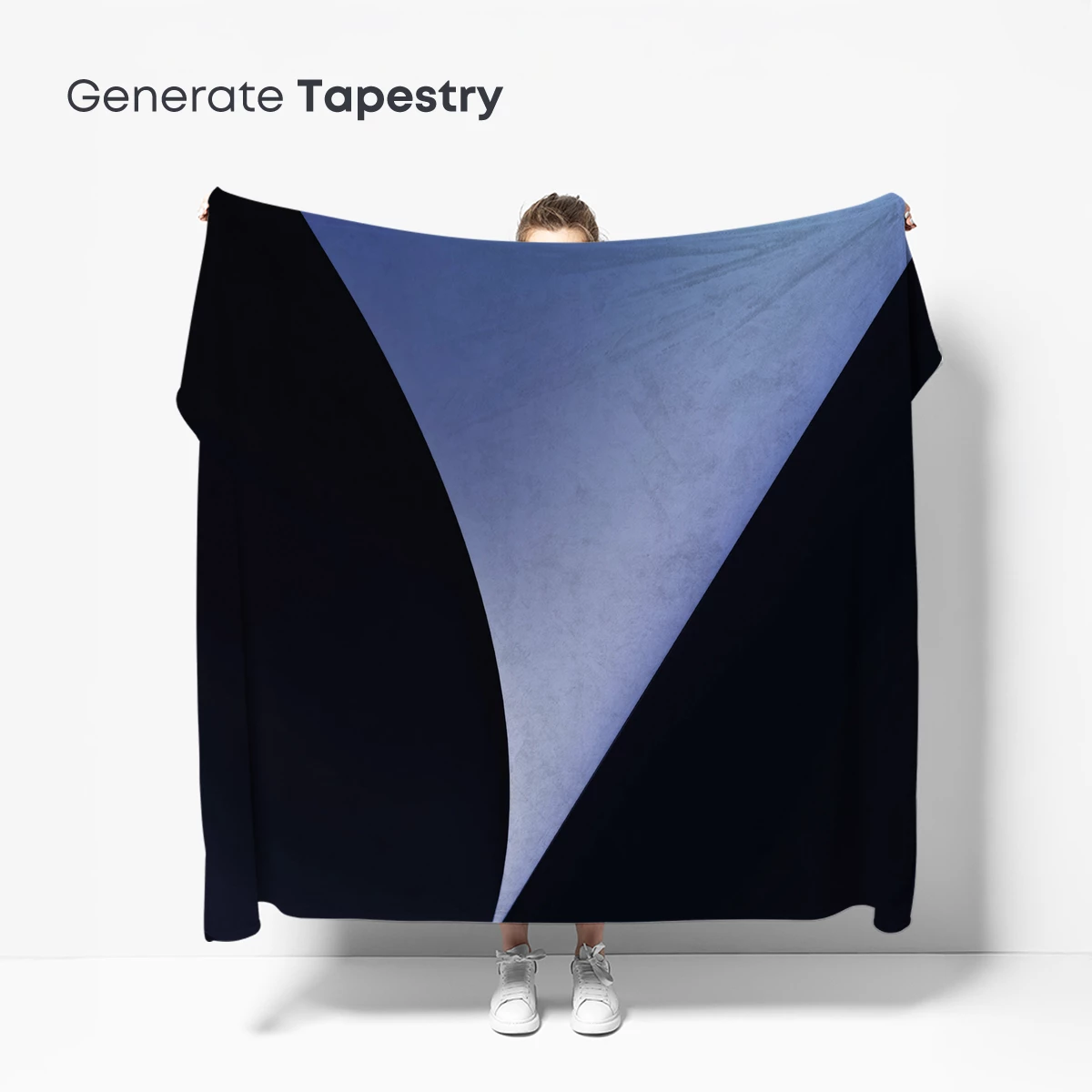 Ethereal Blue Veil: A Dance of Light and Shadow - Image 5