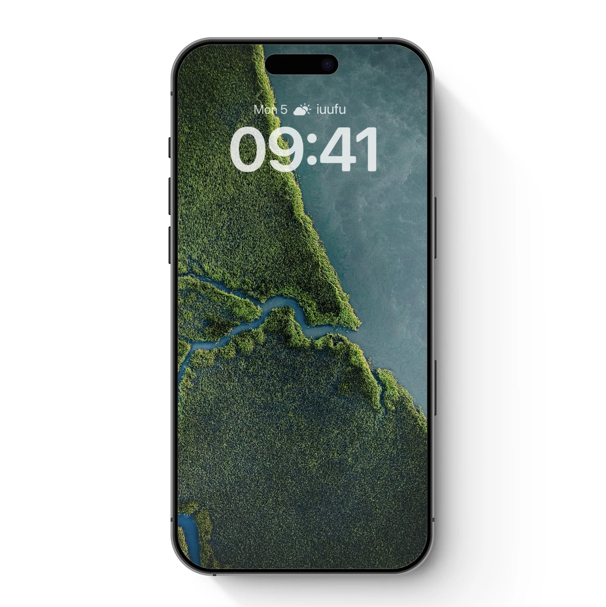 Aerial Serenity: River Meandering Through Verdant Marshlands