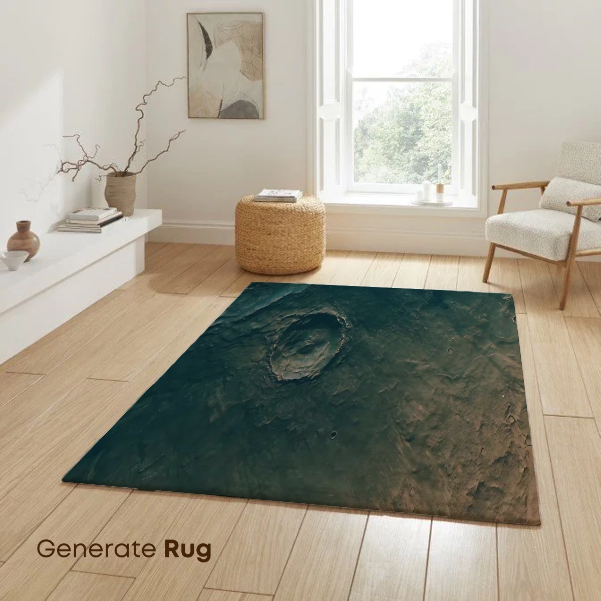 Martian Crater Odyssey: Cosmic Terrain Artistry - Image 6