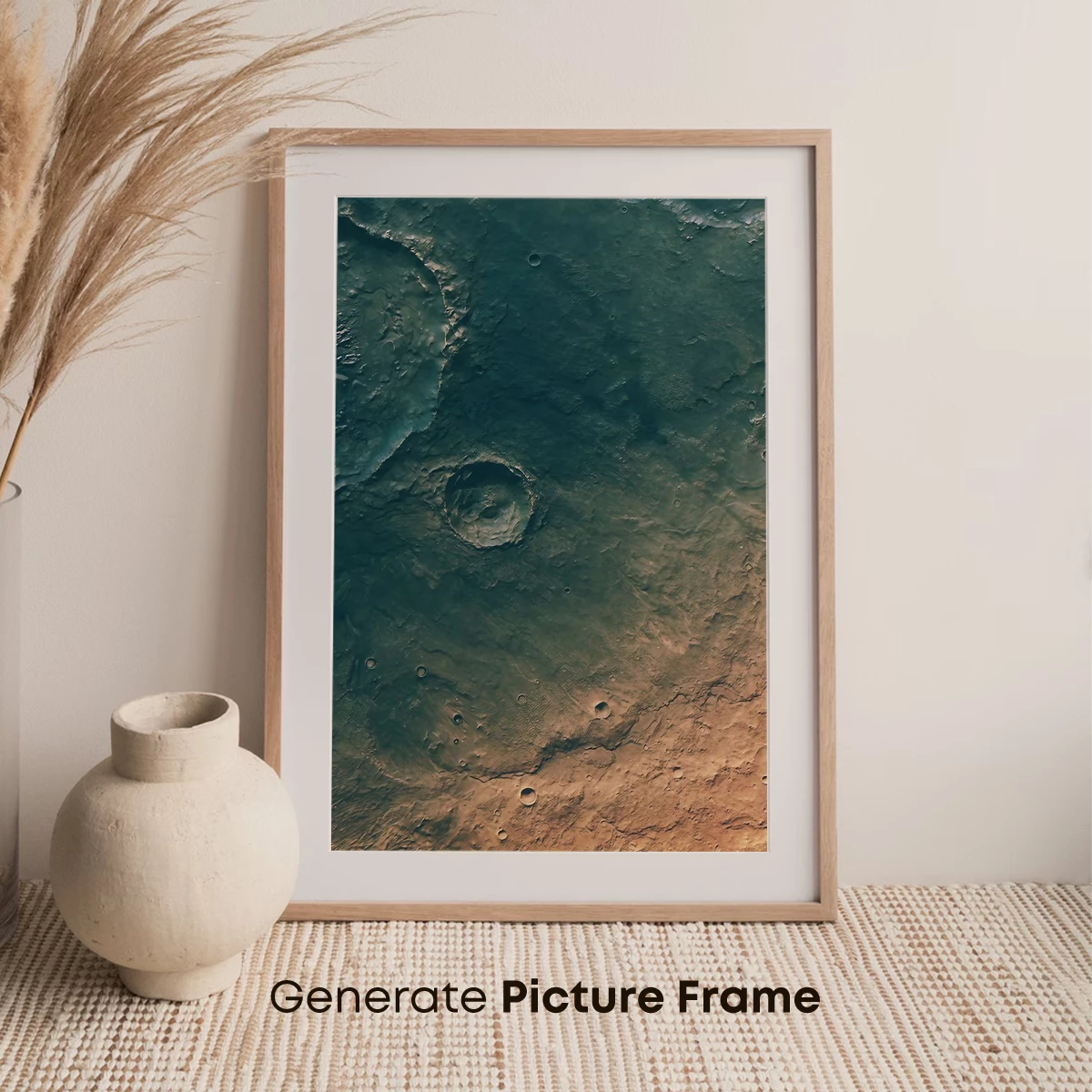 Martian Crater Odyssey: Cosmic Terrain Artistry - Image 7