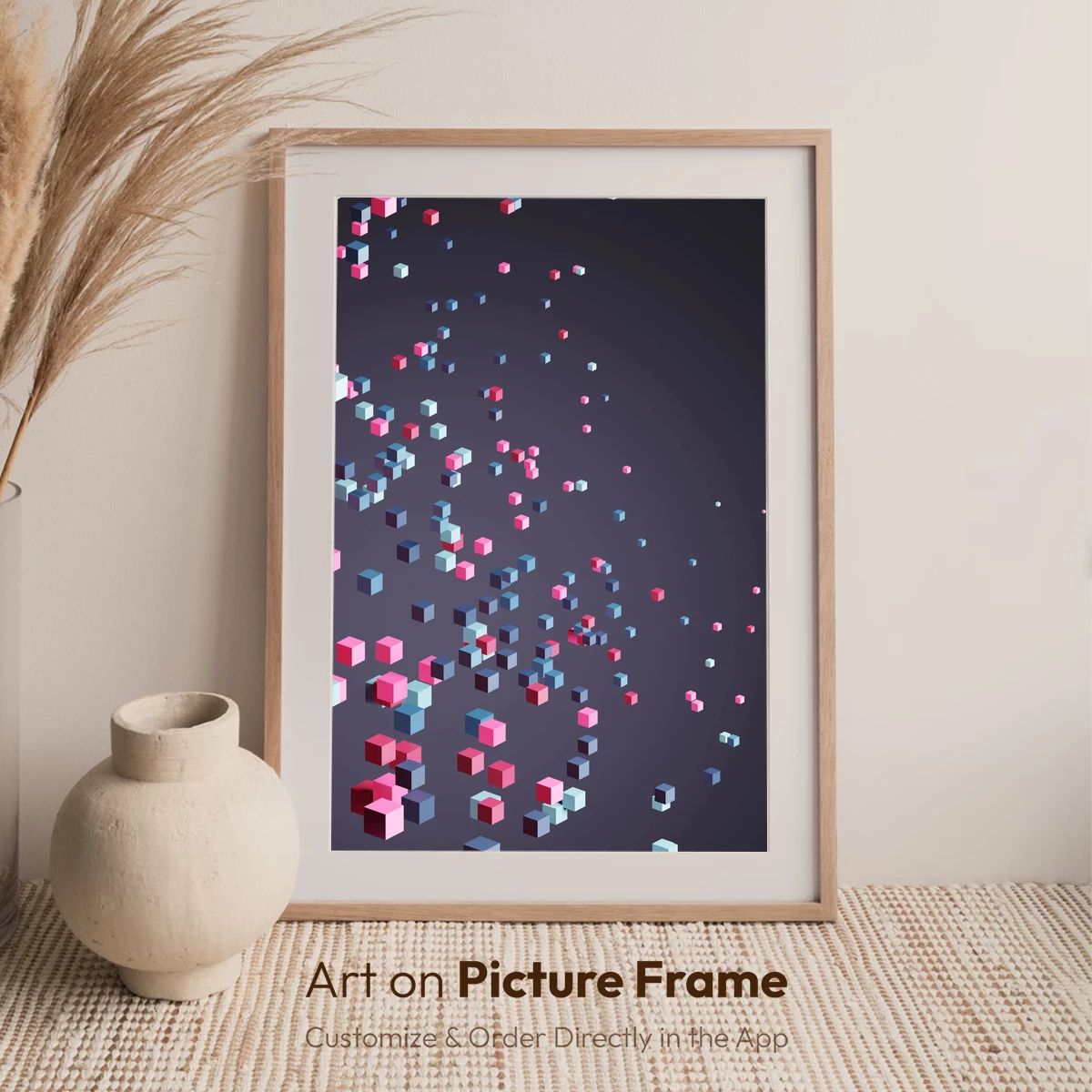 Geometric Odyssey: Floating Cubes in Harmony - Image 7