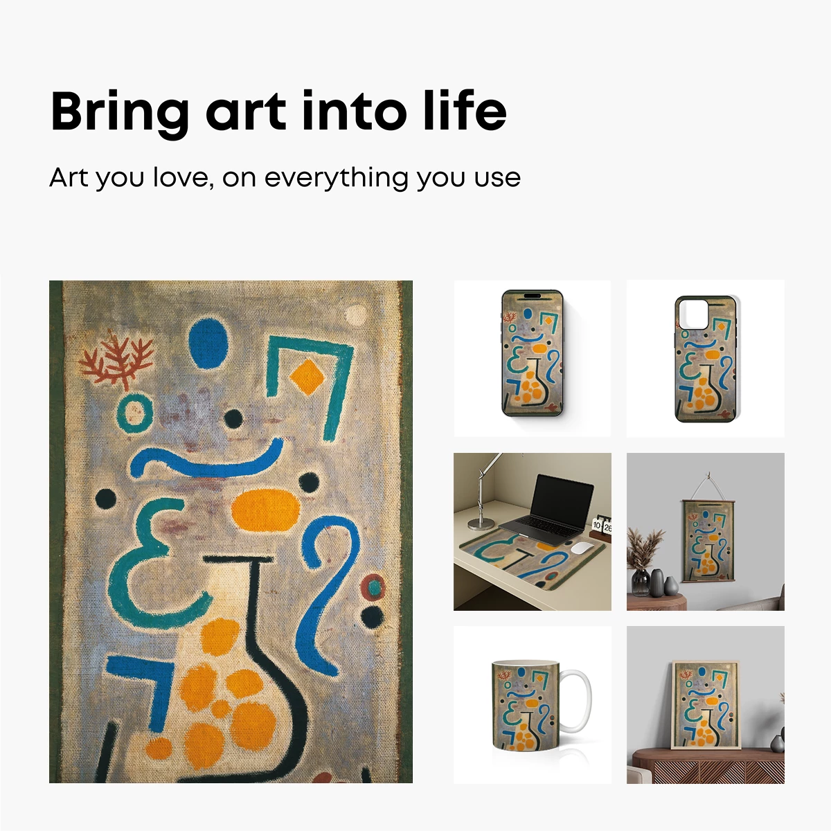 Abstract Canvas Symphony: Colorful Geometric Dance - Image 2