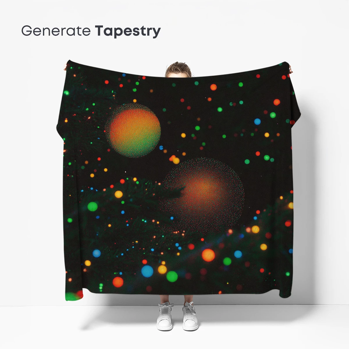 Festive Bokeh Glow: Enchanted Ornaments in Nightlight - Image 5