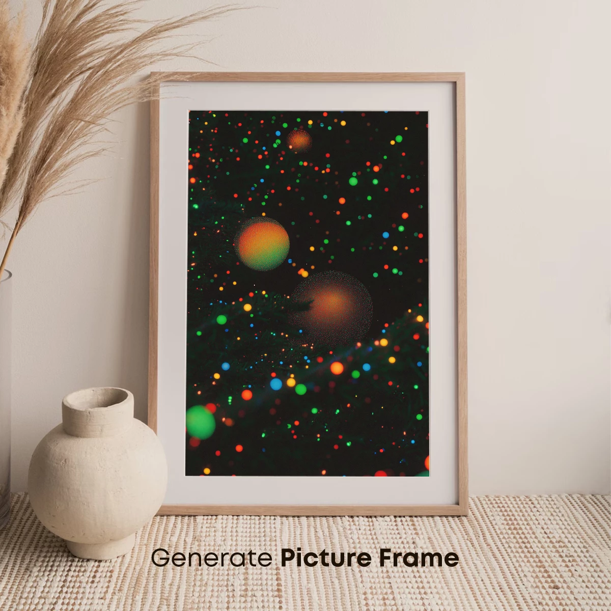 Festive Bokeh Glow: Enchanted Ornaments in Nightlight - Image 7