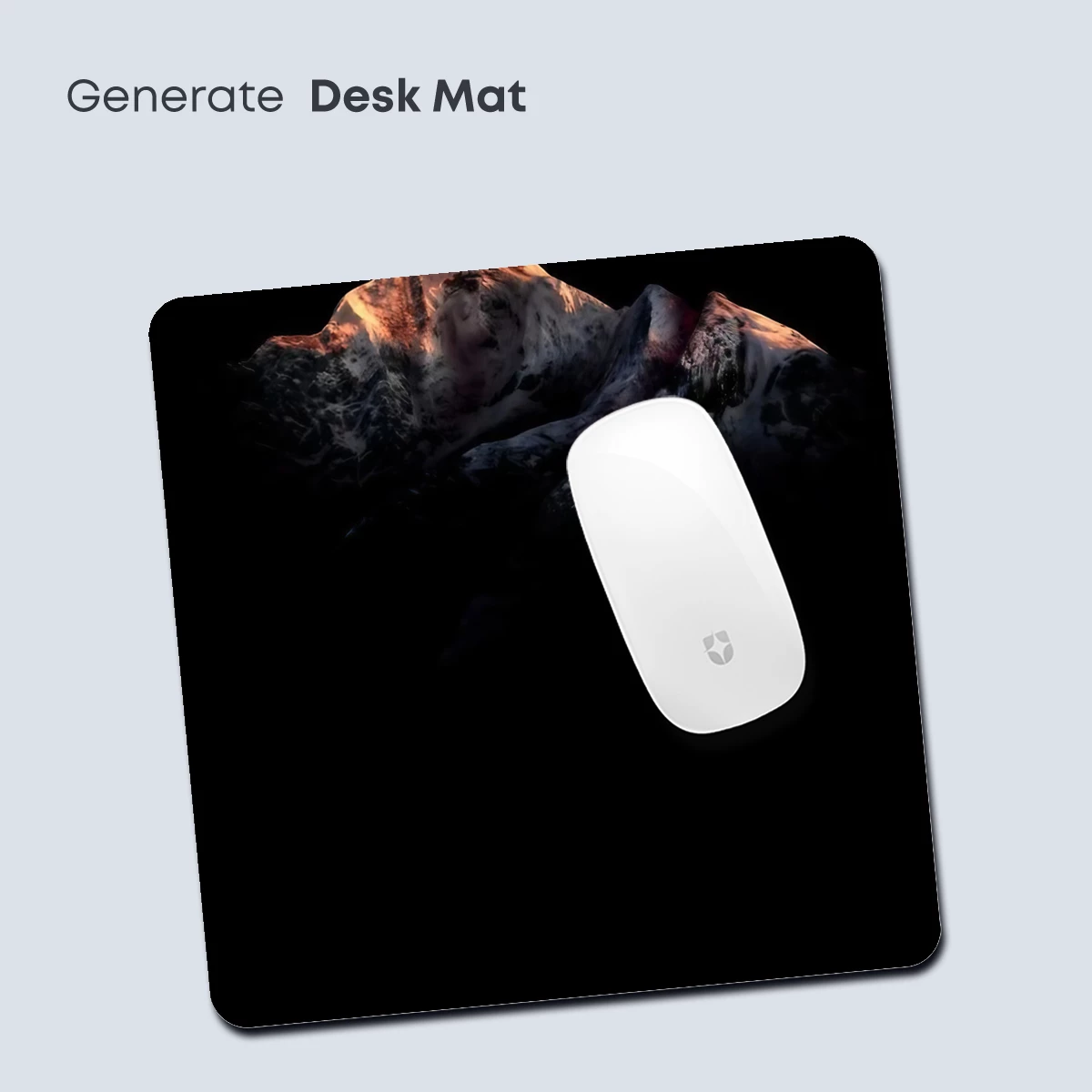 Eternal Summit: Snow-Capped Mountain in Darkness - Image 4